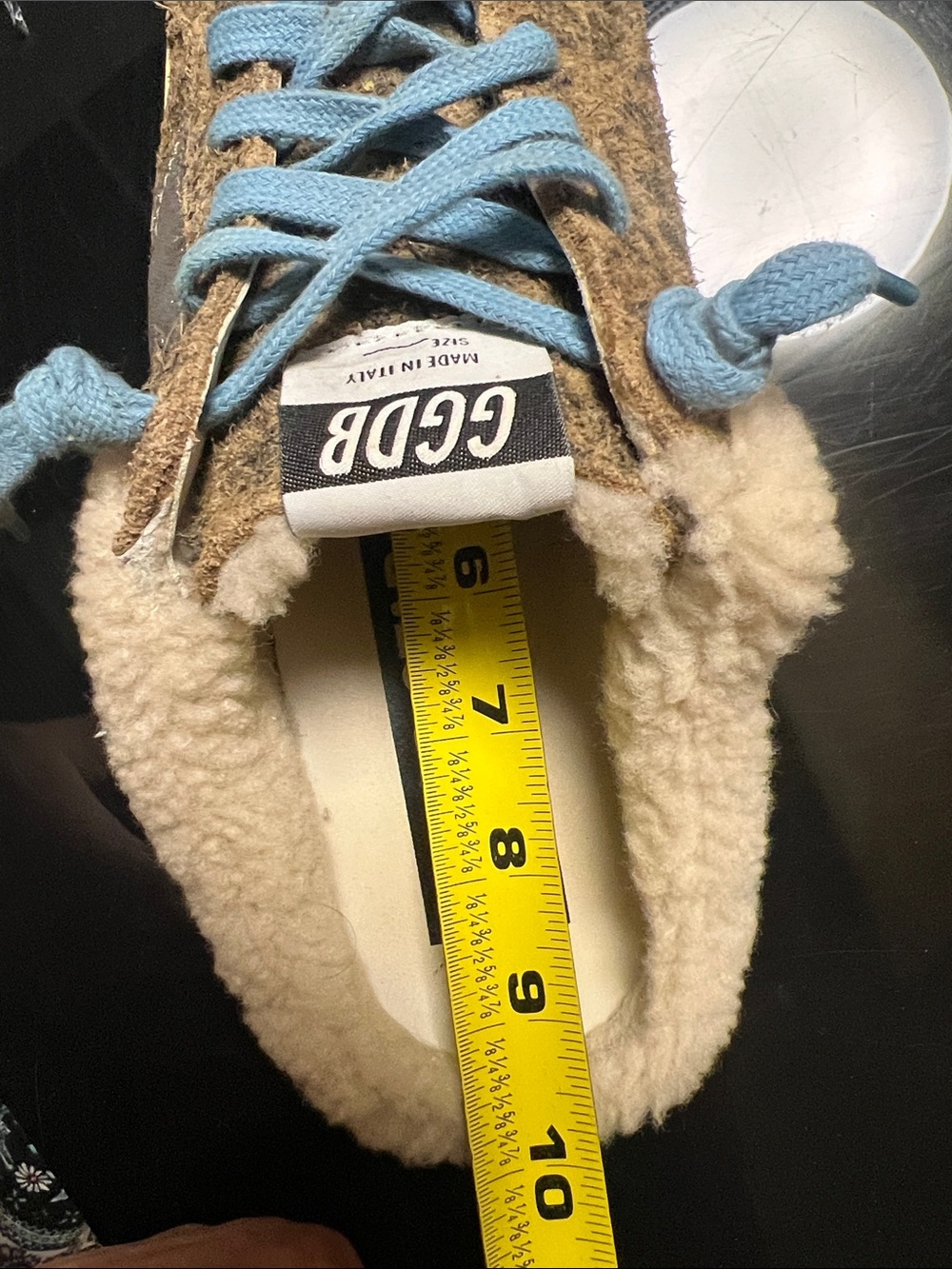 Golden Goose Sabot Shearling Leopard/Blue Laces
Super-Star Private EDT Sneakers - Picture 15 of 15